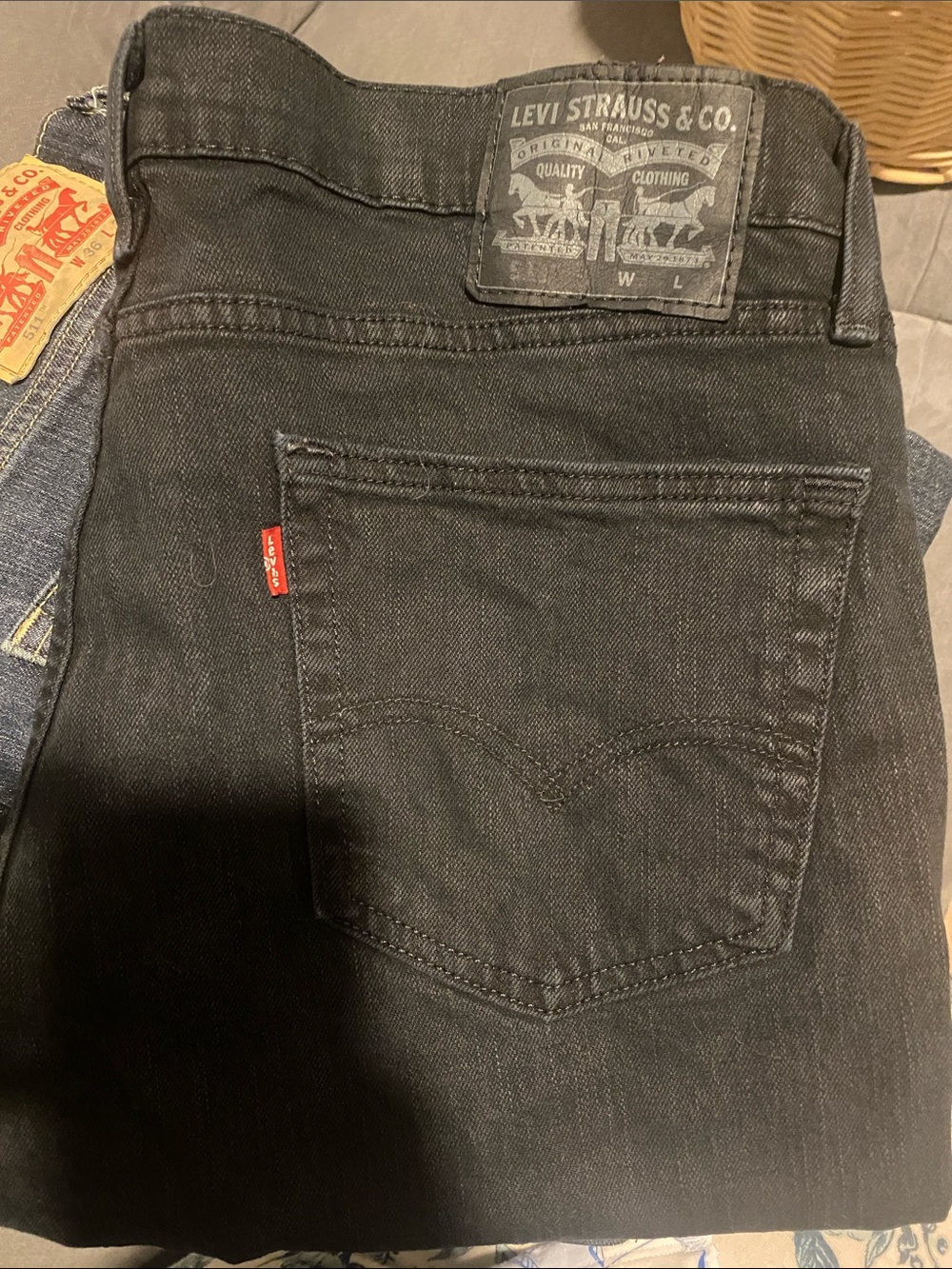 Levi's Men's 511 Black Denim Jeans